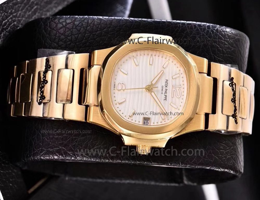 Swiss Quality Patek Philippe Nautilus Women's Watch White Face